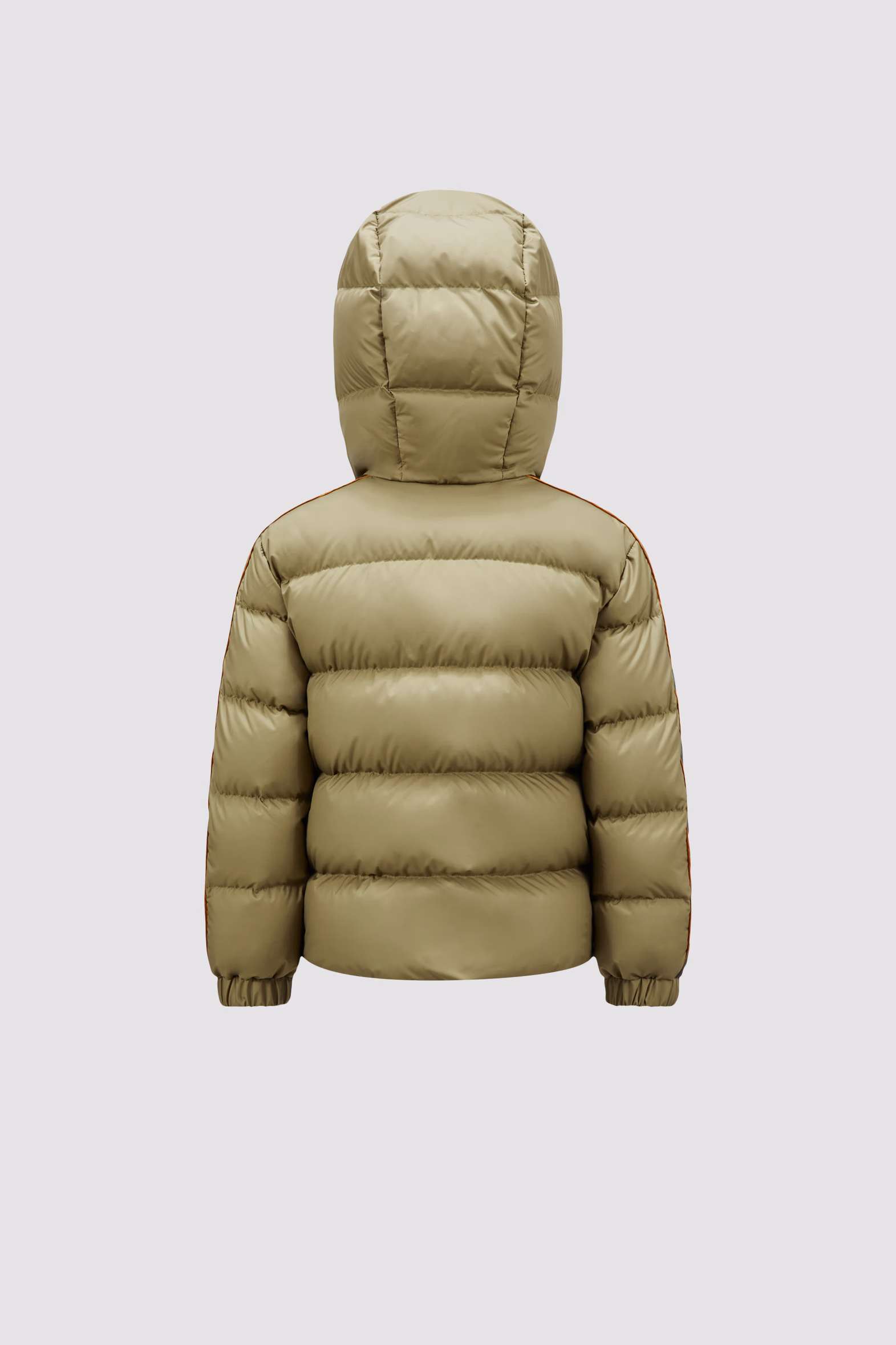 Benton Hooded Down Jacket Boy Olive Green Moncler 3